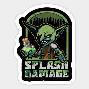 Goblin Splash Damage Sticker